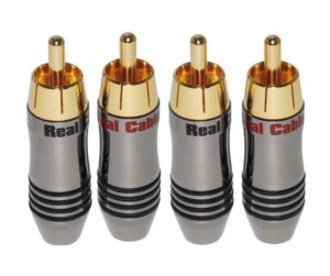 Realcable R6872-2C RCA PLUGS SET4