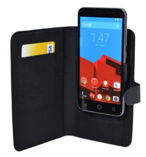 Θήκη Book Ancus Grab Series Universal για Smartphone έως 5.0" Μαύρη
