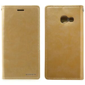 Θήκη Book Goospery Blue Moon Flip για Samsung SM-A320F Galaxy A3 (2017) Χρυσαφί by Mercury