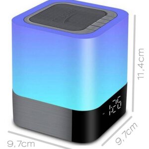 Φορητό Ηχείο Bluetooth Musky DY28 Plus 5W με Διάφ. Χρωματ Οθόνη Ξυπνητήρι Αισθ. Αφής Ενσωματωμένο Μικρόφωνο και USB