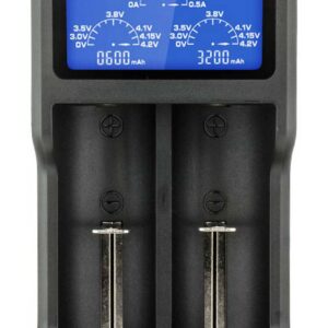 Φορτιστής Μπαταριών Βιομηχανικού Τύπου Xtar VC2 USB, 2 Θέσεων με Ένδειξη Επιπέδου Φόρτισης για 18650/17670/17500