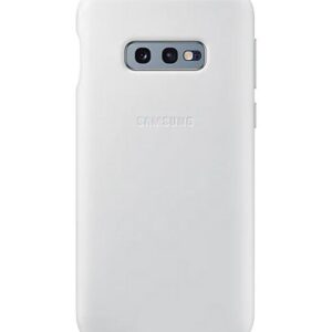 Θήκη Faceplate Samsung Leather Cover EF-VG970LWEGWW για SM-G970F Galaxy S10e Λευκή