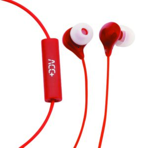 Hands Free Maxcom Soul Stereo Earphones 3.5mm Κόκκινα με Μικρόφωνο και Πλήκτρο Απάντησης/Σίγασης