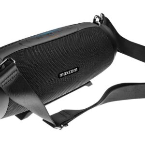 Φορητό Ηχείο Bluetooth με Λειτουργεία Powerbank Maxcom Momotombo MX301 TWS 2x15W RMS Μαύρο IP67 με Ενσωματωμένο Μικρόφωνο