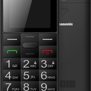 Panasonic KX-TU110EXB (Dual SIM) Μαύρο 1.77" Easy Phone με πλήκτρο SOS, Bluetooth και Μεγάλα Γράμματα