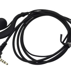 Hands Free Mono Ancus HiConnect 3.5mm με πλήκτρο απάντησης για Walkie Talkie Μαύρο Bulk