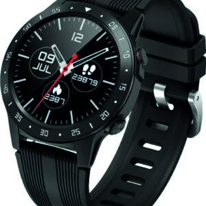 Maxcom Smartwatch FitGo FW37 Argon IP67 320mAh Μαύρο Silicon Band