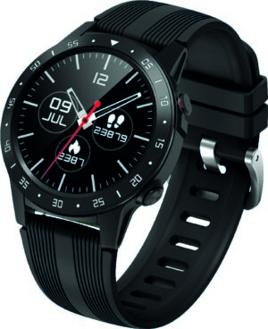 Maxcom Smartwatch FitGo FW37 Argon IP67 320mAh Μαύρο Silicon Band