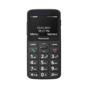 Panasonic KX-TU160EXB 2.4" με πλήκτρο SOS, Bluetooth, Μεγάλα Γράμματα Μαύρο