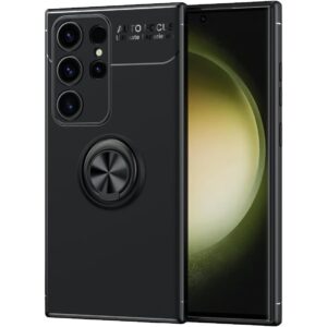 Θήκη Ancus AutoFocus Shock Proof με Ring Holder για Samsung SM-S928B Galaxy S24 Ultra Μαύρη