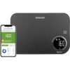 Ζυγαριά Κουζίνας 5kg Sencor SKS 7078BK LCD Οθόνη με Bluetooth και Εφαρμογή Κινητού Μαύρη