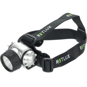 Φακός Κεφαλής Retlux RPL 501 150 Lumens IP 20 Απόσταση Δέσμης: 10m