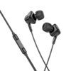 Hands Free Hoco M113 Earphones Lightning Μαύρα 1.2m.