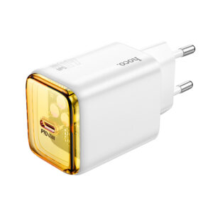 Φορτιστής Ταξιδίου Small Body Hoco N54 Monsoon GaN USB-C PD45W  Λευκός