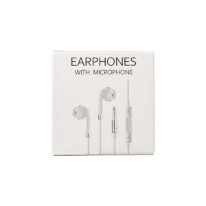 Hands Free Leki Orange Concept 3.5 mm Λευκά με Μικρόφωνο