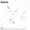 Hands Free Hoco DM45 Phoenix Earphones Stereo 3.5mm με Μικρόφωνο και Πλήκτρο Λειτουργίας 1.2m Λευκά