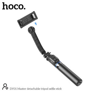 Βάση Στήριξης και Selfie Stick Hoco DY01 Master 360°  με Τηλεχειρισμό Συμβατό με GoPro, Μήκος 106mm Μαύρο