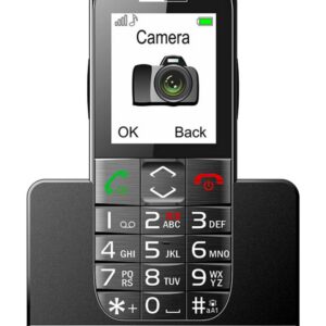 Maxcom MM720 SE 2.2" με Μεγάλα Πλήκτρα, Bluetooth, Ραδιόφωνο, Φακό, Κάμερα και Πλήκτρο Έκτακτης Ανάγκης Μαύρο