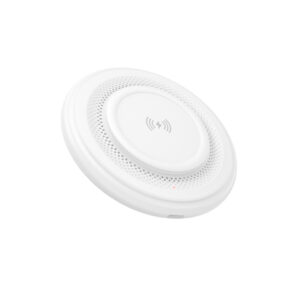 Ασύρματος Φορτιστής Borofone BQ40 Crown Magnetic Magsafe 15W με Καλώδιο USB-A Λευκός