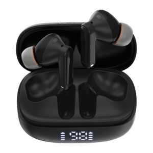 Wireless Earphones Hands Free Acefast W1 TWS v5.4 400mAh 8hr Λειτουργίας ANC 4-Mic ENC Τεχνολογία IPX4 με LED Ένδειξη Μπαταρίας Μαύρα