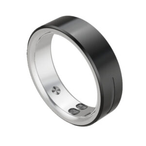 Smart Ring Maxcom mRing MR200 No.13 (Εσωτερική Διάμετρος 22.3mm) IP68 με Μετρητή Παλμών, Ύπνου, Θερμίδες, Βήματα Μαύρο