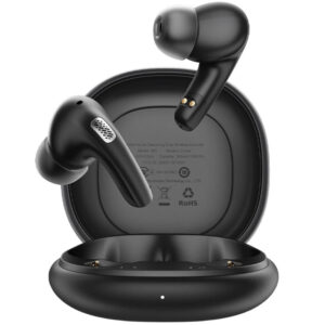 Wireless Hands Free Acefast W3 v5.4 350mAh ANC TWS 4-mic ENC με Mini Θήκη Φόρτισης Μαύρα
