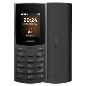 Nokia 105 4G (2024) Dual Sim 1.8" Μαύρο GR
