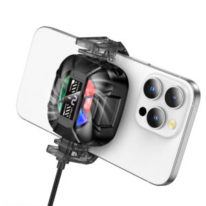 Cooler Κινητού Τηλεφώνου Hoco GA5 Triumph Μαύρο με Ισχυρό Μαγνήτη Ανεμιστήρα με 3-επίπεδα Έντασης και Φωτισμό