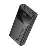 Power Bank Hoco J144A 30000mAh 1xUSB-C 1xMicro USB 2xUSB-A 5V/2A και LED Ένδειξη Μπαταρίας Μαύρο
