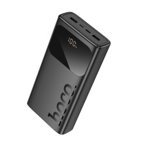 Power Bank Hoco J144A 30000mAh 1xUSB-C 1xMicro USB 2xUSB-A 5V/2A και LED Ένδειξη Μπαταρίας Μαύρο