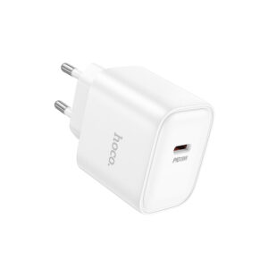 Φορτιστής Ταξιδίου Hoco DC83 1xUSB-C PD20W QC Λευκός
