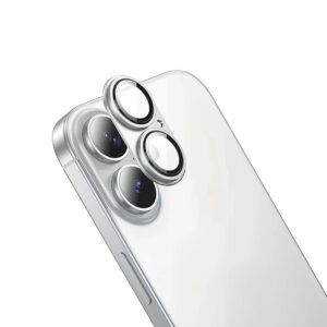 Προστασία Κάμερας Hoco Full Guard V16 Alluminum Alloy για Apple iPhone 17 Ασημί