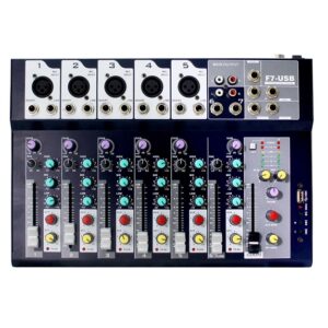LUCKY TONE F7-USB Κονσόλα Mίξης ΄Hχου 7 Kαναλιών