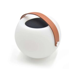 SOUND CRUSH TRIG White Aσύρματο ηχείο Bluetooth 5W και Φωτιστικό.