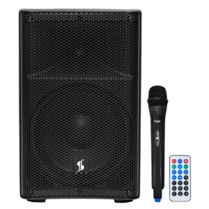 STAGG AS10B  Aυτοενισχυόμενο Ηχείο Μπαταρίας με Aσύρματο Mικρόφωνο