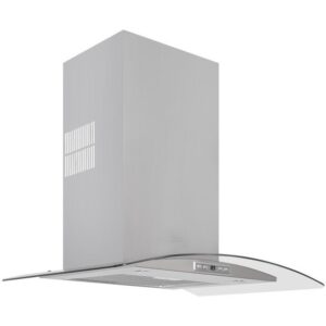 Απορροφητήρας Καμινάδα Τοίχου TEKA με Κρυστάλλινο Πτερύγιο 3+1 Ταχύτητες 637m3/h 90cm NC 980 Ασημί 40455332