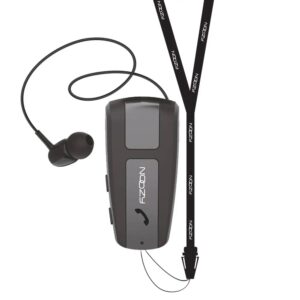 Bluetooth Hands Free Noozy Roller BH68 V 6.0 με Δόνηση και Strap Λαιμού Multi Pairing Μαύρο