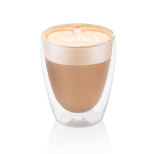 ETA 4181 93010 Σετ Ποτήρια Cappuccino από βοριοπυριτικό γυαλί 240ml (2τεμ)