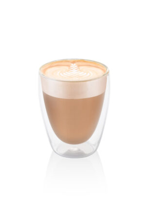 ETA 4181 93010 Σετ Ποτήρια Cappuccino από βοριοπυριτικό γυαλί 240ml (2τεμ)