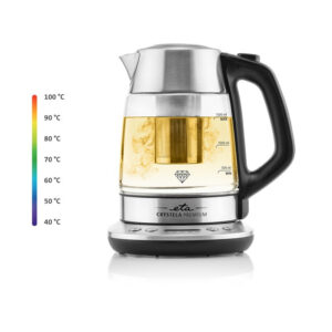 ETA Crystela Premium 915390000 Ηλεκτρικός βραστήρας 1.5lt με θερμοκρασίες 40-100°C & φίλτρο τσαγιού