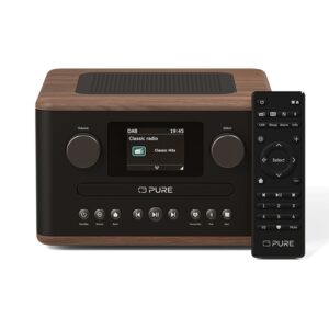 PURE CLASSIC C-D4 Mini Hχοσύστημα, Coffe Brown/Walnut