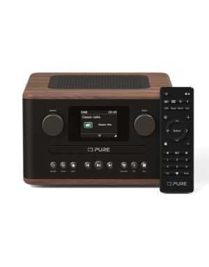 PURE CLASSIC C-D4 Mini Hχοσύστημα, Coffe Brown/Walnut