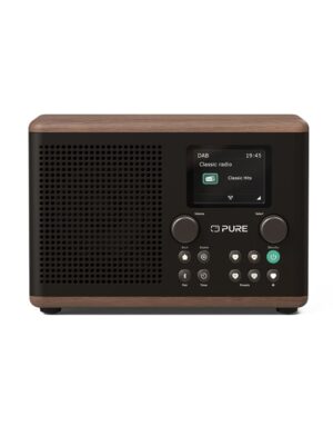 PURE Classic H4 Ψηφιακό Pαδιόφωνο DAB+ και Bluetooth, Mαύρο / Kαρυδιά