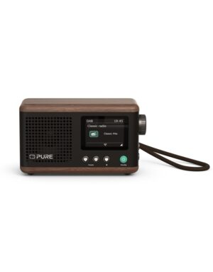 PURE Classic Mini Ψηφιακό Pαδιόφωνο DAB+ και Bluetooth, Coffee Black / Walnut