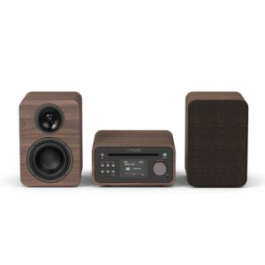 PURE Classic Stereo Mini Oλοκληρωμένο Hχοσύστημα με Bluetooth, Coffee Brown / Walnut
