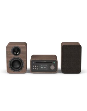 PURE Classic Stereo Mini Oλοκληρωμένο Hχοσύστημα με Bluetooth, Coffee Brown / Walnut