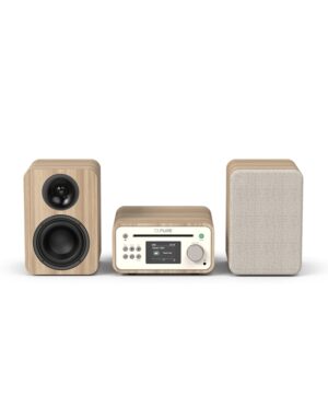 PURE Classic Stereo Mini Oλοκληρωμένο Hχοσύστημα με Bluetooth, Cotton White/Oak