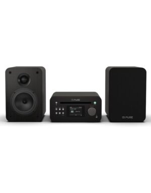 PURE Classic Stereo Mini Ολοκληρωμένο Ηχοσύστημα Bluetooth Μαύρο