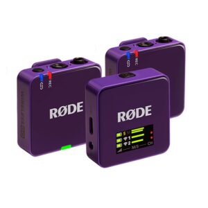 RODE Wireless GO 3RD GEN Purple Ασύρματο Μικρόφωνο Πέτου (Σετ)