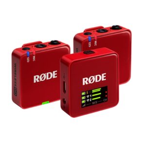 RODE Wireless GO 3RD GEN Red Ασύρματο Μικρόφωνο Πέτου (Σετ)